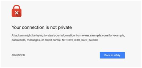 connection not private