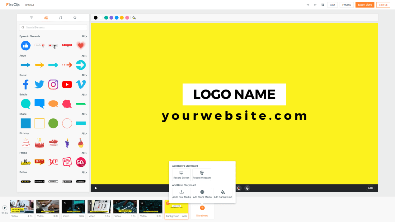 Making a free video? Try FlexClip to create a fancy video! 2 My experience and review of FlexClip min