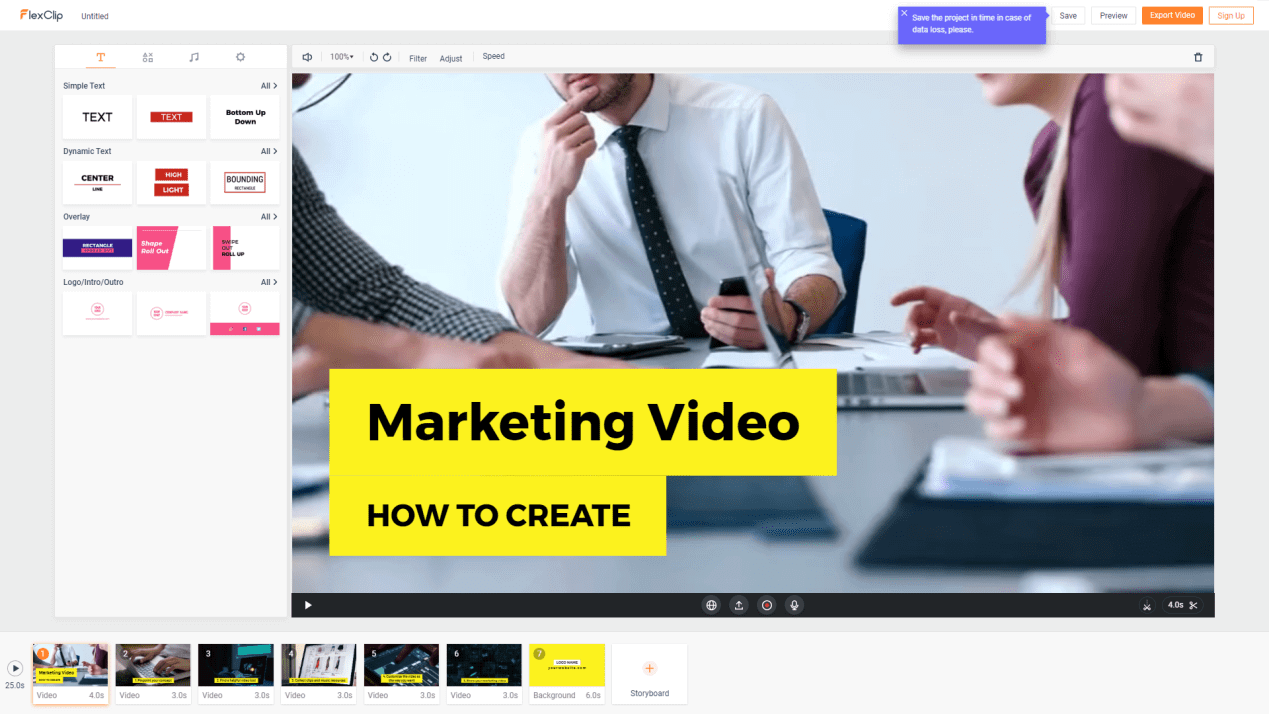 Making a free video? Try FlexClip to create a fancy video! 3 What makes FlexClip different min